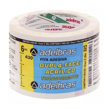 Imagem de Fita dupla face adelbras pp 24x30 c/ 3