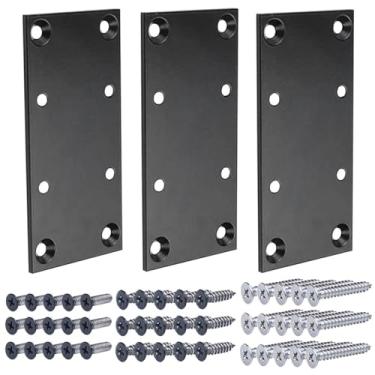 Imagem de Eyourlife Suporte de nível pré-perfurado, conector de topo plano para corrimão de cabos, poste de alumínio/madeira, kit de esgrima de escadas, suportes de poste de deck para suporte de corrimão de