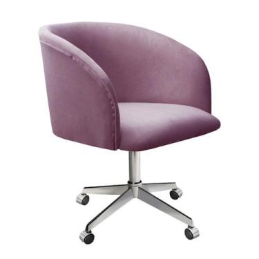 Imagem de Poltrona Atenas com Rodízio Decoração Sala de Estar - BELLA DECOR