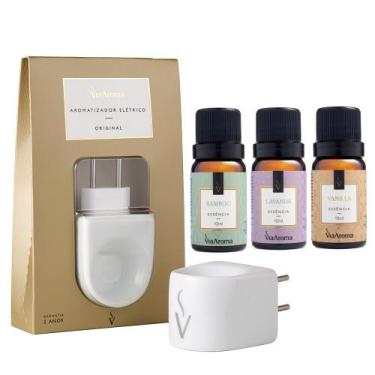 Imagem de Aromatizador Elétrico Original + 3 Essências 10ml - Via Aroma