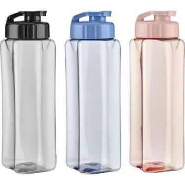 Imagem de Garrafa Plástica Valsa 800ML Sortida - Pacote com 3 Unidades - Tiba
