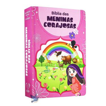 Imagem de Bíblia Sagrada Das Meninas Corajosas Arc Harpa Cristã Capa
