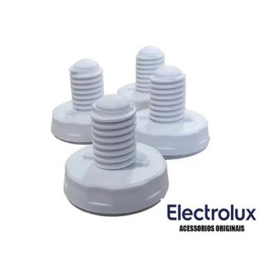Imagem de Kit 4 pés niveladores lavadoras electrolux original a99014001
