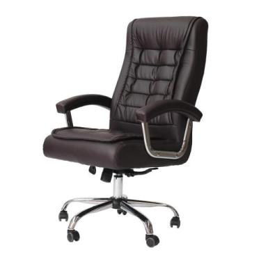 Imagem de Cadeira Poltrona De Escritório Presidente Alta Executiva Ergonômica Gi