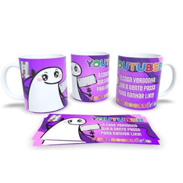 Imagem de Caneca de Porcelana Personalizada Profissões Com Frases Engraçadas e Divertidas (Youtuber Fem.)