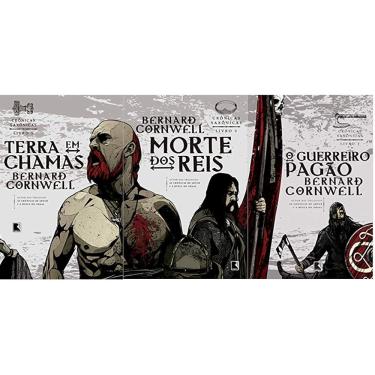 Imagem de Kit 3 lvros cronicas saxonicas Terra em chamas + Morte dos reis + O guerreiro pagão