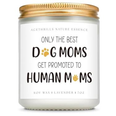 Imagem de Presentes para mães novas, presentes de primeira vez para mamãe, presente de gravidez pós-parto para grávidas, presente revelador de gênero para meninos e meninas - Cachorro - Vela perfumada de