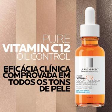 Imagem de Sérum La Roche Posay Pure Vitamin C12 Oil Control Antirrugas Antioleos