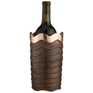 Imagem de Porta Garrafa Térmico para Vinho è com Revestimento em Cobre, Gold, NAMBè MT0145, Dourado