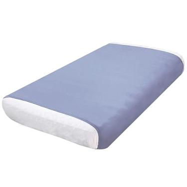 Imagem de Ntomtuex Lençol de cama sensorial para crianças compressão reduzida pressão cobertor ponderado para manter um sono agradável confortável com poliéster leve e respirável, cinza, 96,5 cm x 152,4 cm