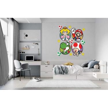 Imagem de Adesivo De Parede Super Mario Mod07 - Lojinha Da Luc Adesivos
