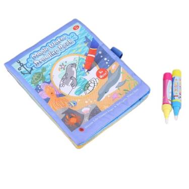 Imagem de TOPINCN Livro de Desenho de água Reutilizável e Caneta para bebê e - Sem Tinta, Sem Produtos Químicos, Apenas água para Coloração Segura, Ideal para o Desenvolvimento da Criatividade