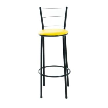 Imagem de Cadeira alta três arames para Cozinha Bar Bancada Gourmet (AMARELO)