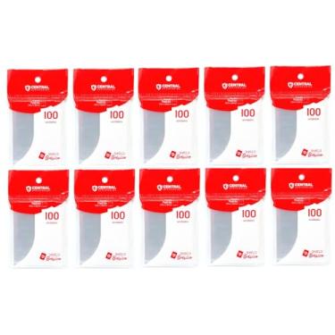 Imagem de Shield Básico Cor Transparente Sleeve com 1.000 Protetores de cartas cartinhas para TCG Magic, K-POP, Dorama e outrs Cardgames