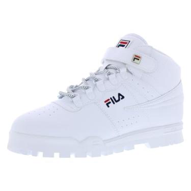 Imagem de Fila Bota masculina V13 Branco/Vermelho Fila 42, Branco/azul marinho/vermelho, 44