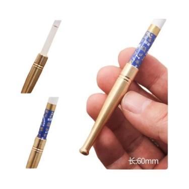 Imagem de Porta-Cigarro Retro em Cobre Puro - Para Cigarros Grossos, Médios e Fi