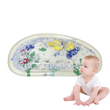 Imagem de Tapete de Água para Bebé - Tapete Sensorial De Água Para Bebés,Brinquedos Educativos Divertidos para Atividade Sensorial em Casa, Berço, Chuveiro, Banho, Praia, Chão e Cama