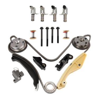 Imagem de Kit de corrente de distribuição de motor 21 peças com rodas dentadas VVT e solenóides VVT, para Ford F-150 14-16, para Ford Expedition 15-17, para Lincoln Navigator 15-17#V6 3.5L#OE 9-0738SAVVT2