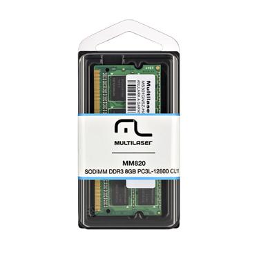 Imagem de Memória Ram Notebook DDR3 1600 Mhz 1.35V mm820 - 204 pinos
