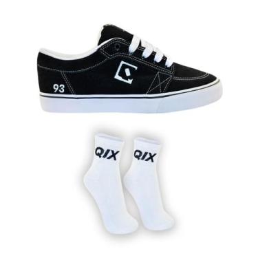 Imagem de KIT Tênis QIX Ninety Three e MEIA QIX Vulcan Conforto Baixo Básico, 39