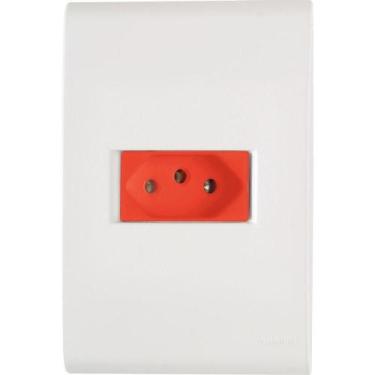 Imagem de Conjunto 4x2 1 Tomada 2P+T Tramontina Liz 20 A 250 V