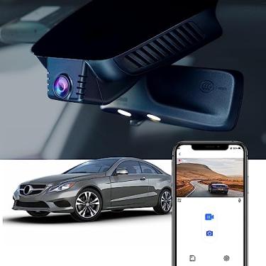 Imagem de Fitcamx Câmera veicular 4K adequada para Mercedes-Benz E Class 2010-2016 E350 E400 Hybrid E550 E63 AMG W212 (HD2-6052), visual OEM, vídeo UHD 2160P, gravação em loop WiFi, G-sensor, fácil de usar