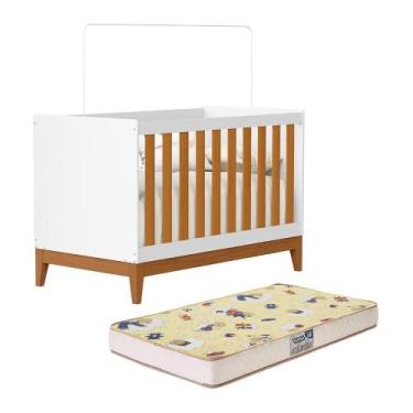 Imagem de Berço Americano Mini Cama Flip com Colchão Supreme - Reller Móveis, Br