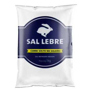 Imagem de Kit c/ 6 Sal marinho refinado Lebre 1 kg