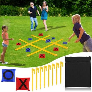 Imagem de Jogo Tic Tac Toe Strap whumsdog Giant 120 cm x 120 cm