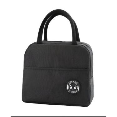 Imagem de Bolsa Lancheira Térmica 4l preto para Marmita e Viagem - marca
