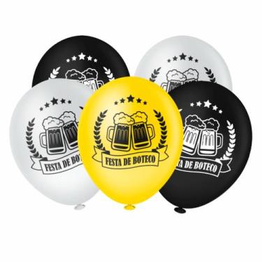Imagem de 20 Balões 8 Polegadas Festa Boteco Piffer - Inspire sua Festa Loja - P