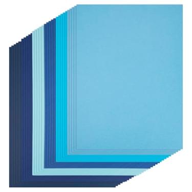 Imagem de Craftdady 30 peças, cartolina de papel A4, cores sortidas, tamanho A4, 210 x 298 mm, cor azul, retangular, cartolina para arte DIY, álbuns, decorações de festa, material escolar, 6 cores