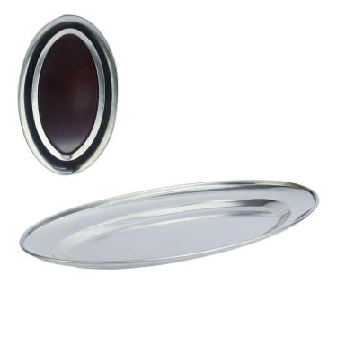 Imagem de Bandeja 34cm de Inox Oval