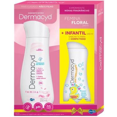 Imagem de Kit Sabonete Íntimo Dermacyd Femina 200ml + Sabonete Infantil Todo o C