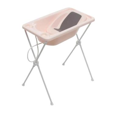Imagem de Banheira de Bebê Plástica Acqua Trio Rose - Galzerano