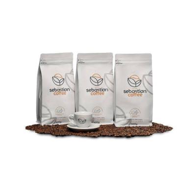 Imagem de Café Especial - Kit Grãos - 3 Un. 500g + Xícara - Sebastian Specialty 
