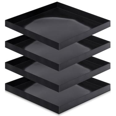 Imagem de Teenyyou 4 peças de cesta de forno sólido PTFE de 30,5 x 30,5 cm x 30,5 cm Bandejas de cozinha antiaderentes para acessórios de forno rápido, batatas fritas, asas de frango, aquecimento de pão