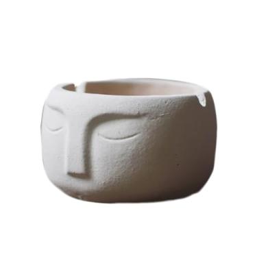 Imagem de Cinzeiro de cerâmica retrô para presente criativo leve luxo doméstico sala de estar cinzeiro de cimento caixa de armazenamento de cinzas doméstica