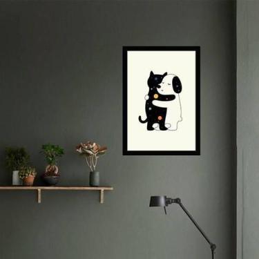 Imagem de Quadro Decorativo Amigos Apesar Das Diferenças 34x23cm - Quadros On-Li
