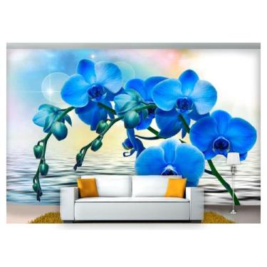 Imagem de Papel De Parede Floral Flores Textura Sala 3D 3M² Xfl225 - Você Decora