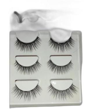 Imagem de Kit Cílios Magnéticos Postiços Com Imã + Delineador - 60 - Eo Style