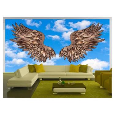 Imagem de Papel De Parede 3D Arte Asas Selfie Insta Cores 3,5M Tra334 - Você Dec