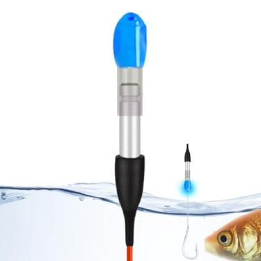 Imagem de Bobbers de brilho | Boia de iluminada, acessórios para peixes noturnos, equipamento de brilho escuro com iluminação para lago de água doce, lagoa de rochas do mar