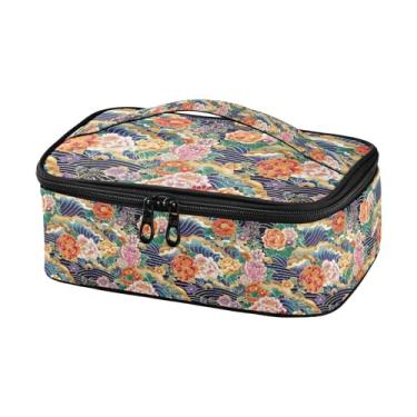 Imagem de GUIJI Lancheira térmica com padrão antigo, lancheira à prova de vazamento para mulheres e homens, lancheira portátil para trabalho, piquenique, viagens