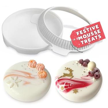 Imagem de Chegada nova forma de bolo de silicone redondo Eclipse para Mousses Sorvete Chiffon Bolos Assadeira Acessorios de decoracao Ferramentas de assados