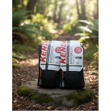 Imagem de Par Pneu Mtb 29x2.2 Kenda Booster Elite Tubeless Kevlar Sct Cor:Preto,