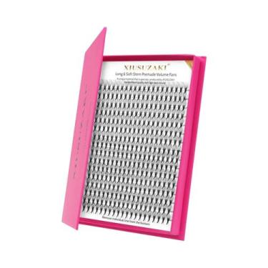 Imagem de Cílios Postiços Pré-Montados Em Leque De 16 Linhas, Volume Russo 3D a 