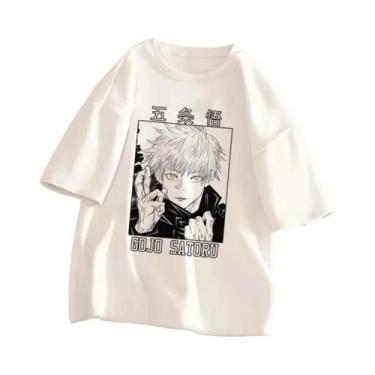 Imagem de Camiseta Unissex Jujutsu Kaisen Gojo Satoru Manga Manga Curta Harajuku