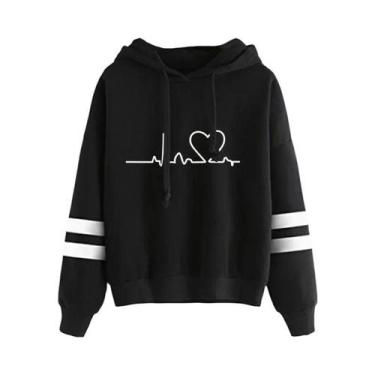 Imagem de Conjunto De Moletom Casual Feminino Com Listras, Alta Qualidade, Molet