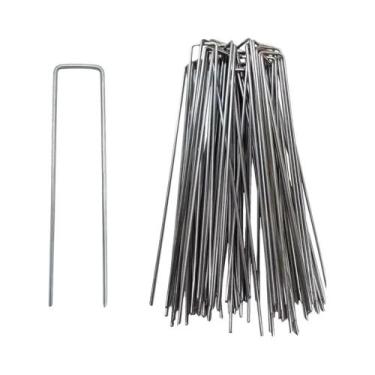 Imagem de Estacas De Jardim Galvanizadas Em U De Alta Resistência Para Tubos De 